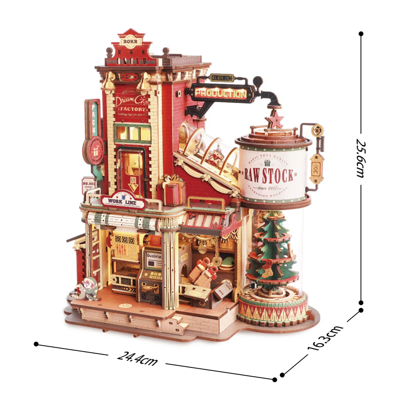 ROKR Dream Gift Factory Wooden Music Box