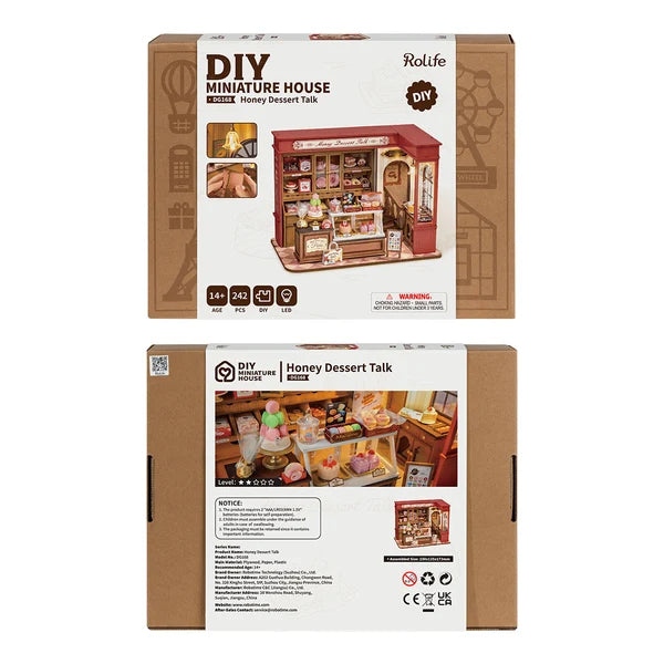Rolife Honey Dessert Talk DIY Miniature House