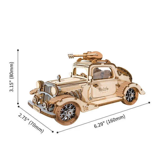 Rolife Vintage Car 3D Wooden Puzzle