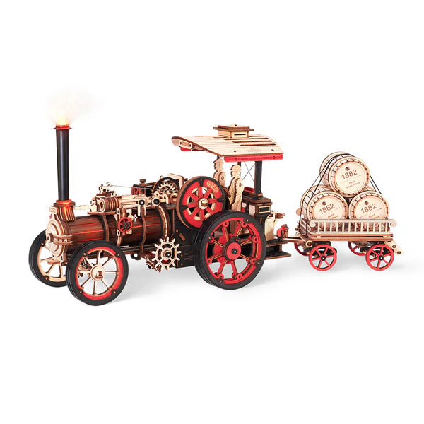 ROKR Steam Engine Mechanical 3D Wooden Puzzle